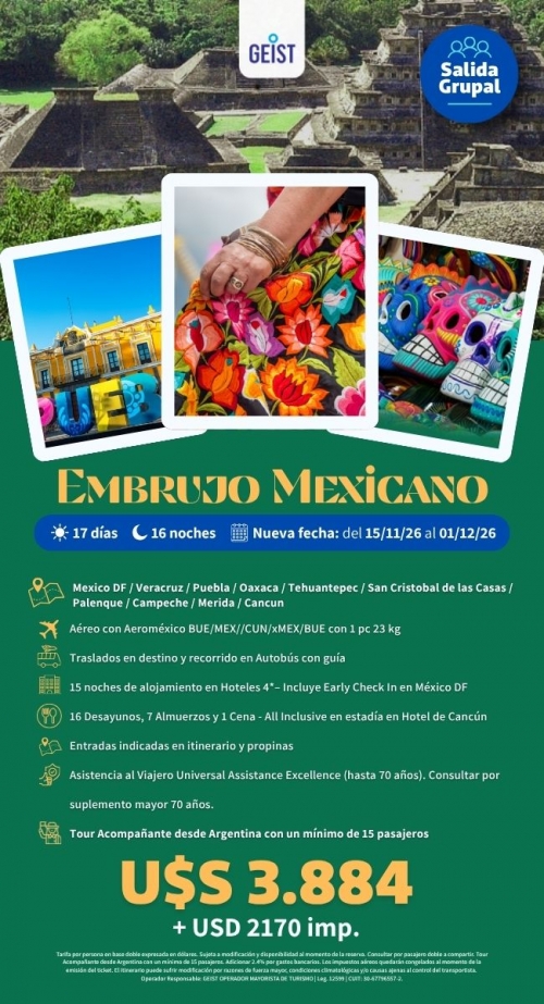 Salida grupal: Embrujo Mexicano