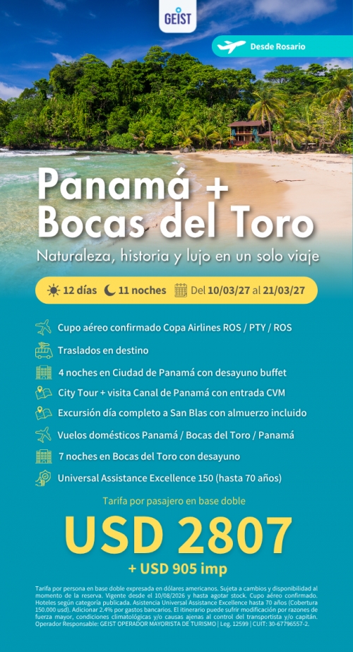 Panam� + Bocas del Toro (ROS)