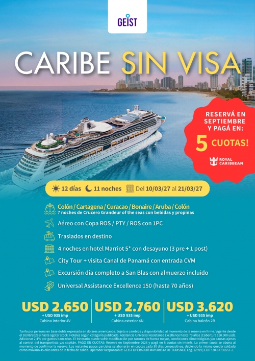 Caribe sin visa