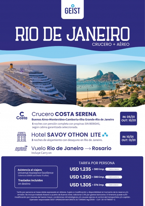 Rio de janeiro - Todo resuelto!
